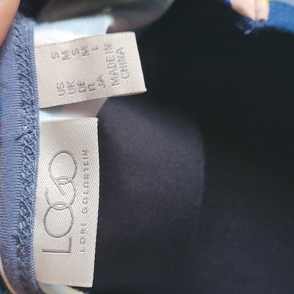 COPY - LOGO blue floral tunic POCKETS S - Picture 7 of 9